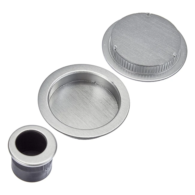 Herraje puerta corredera cromado satinado - Hoppe 3947849