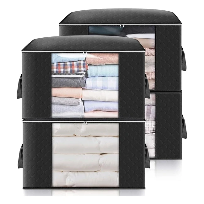 Bolsa de Almacenamiento de Ropa con Gran Capacidad - Garprovm 4pcs