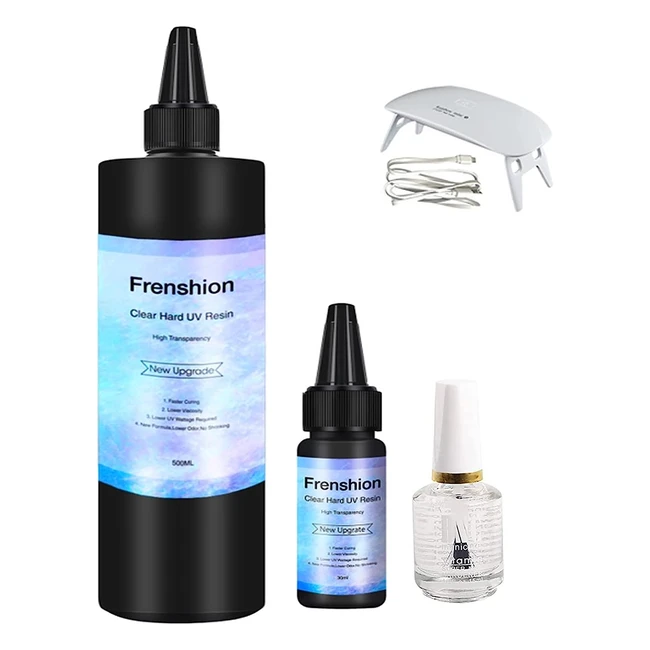 Upgrade UV Resin 15ml - Quick Cure Hard Type - Crystal Clear - DIY Jewelry Making