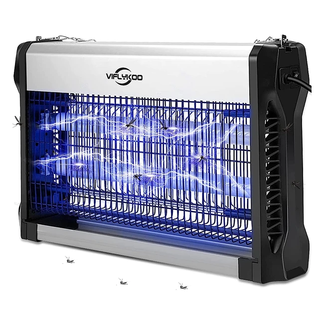 Lampada Assassino Insetti Viflykoo - Antizanzare Elettrica 20W 2500V