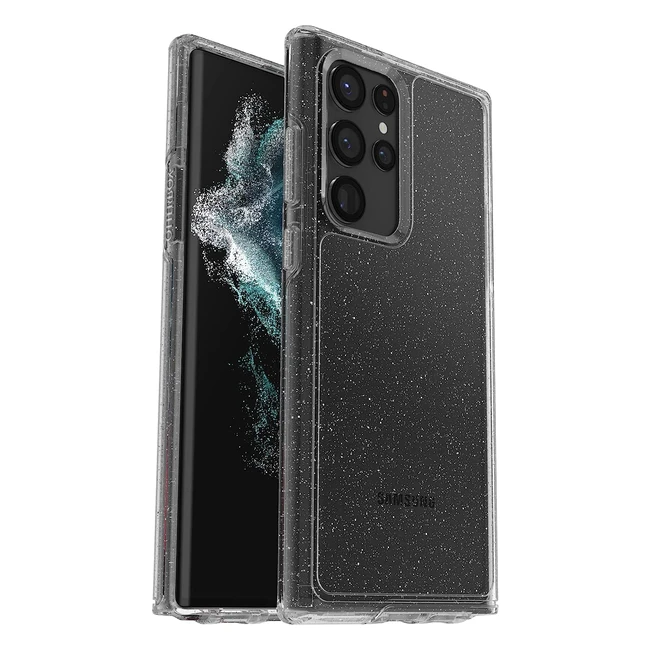 Cover Samsung Galaxy S22 Ultra Otterbox Symmetry Clear - Resistente a Shock e Cadute - Testata 3x MILSTD 810G - Protezione Antimicrobica Trasparente