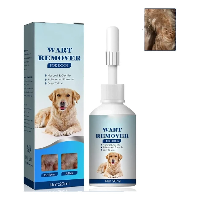 Dog Wart Remover - Rapidly Eliminates Warts - 20ml