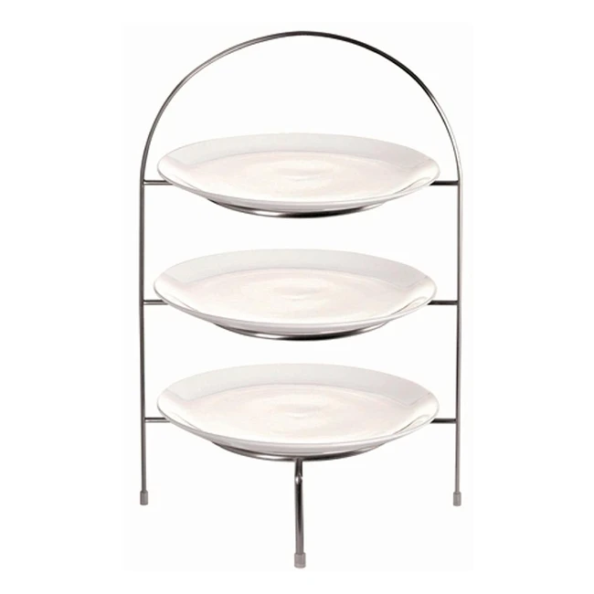 Soporte para platos de té de 3 niveles hasta 210mm - Altura 380mm
