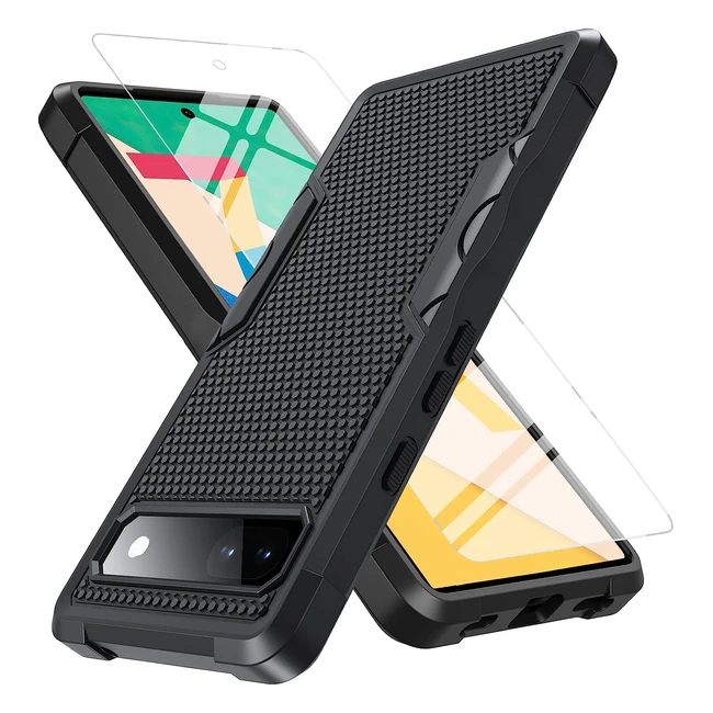 Coque RC1WD pour Google Pixel 7A - Protection intégrale antichoc - Noir