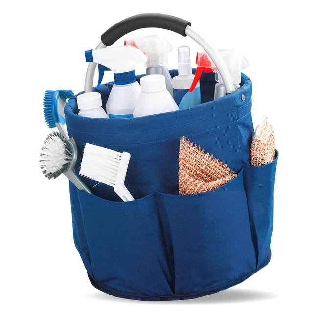 Wenko Universal Aufbewahrungsbox für Garten- und Reinigungswerkzeuge, blau, 4 cm