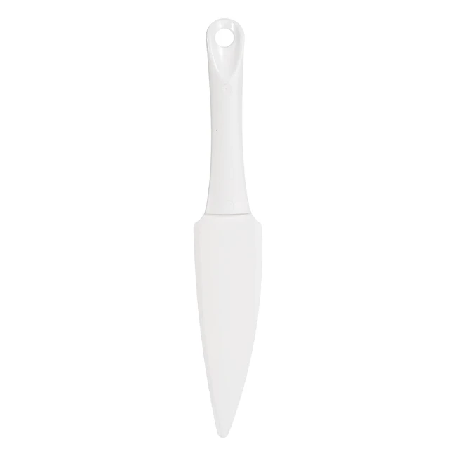 Spatule pâtisserie blanche Zenker 41137 - 245 x 4 cm - Idéale pour servir et décorer les gâteaux