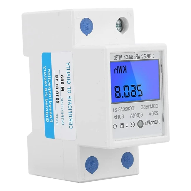 Contatore Elettrico Monofase LCD KWh Meter 220V 5-80A - Alta Affidabilità