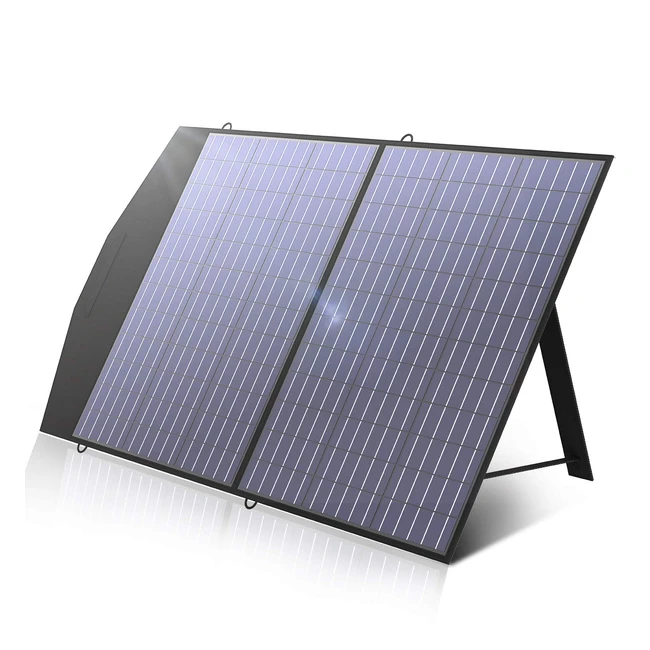 Chargeur solaire portable Allpowers 100W pour ordinateurs portables - Chargeur solaire pliable pour camping - Réf. 1234567890