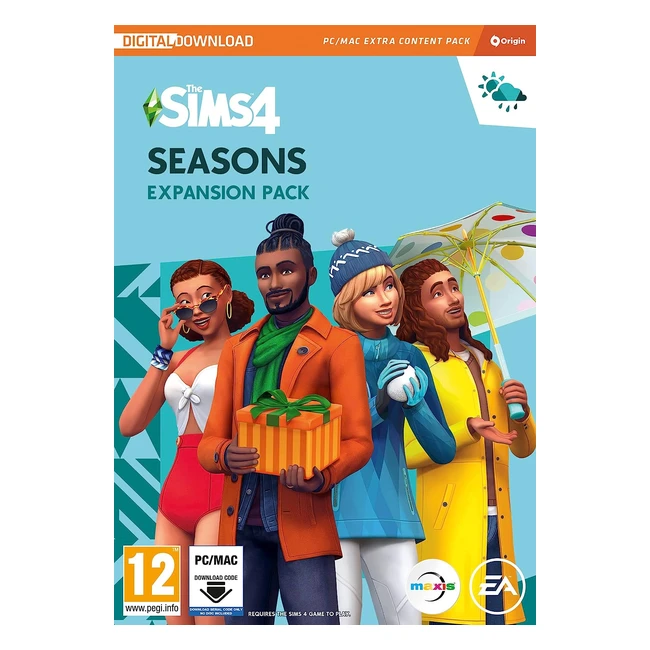 The Sims 4 Seasons EP5 Expansion Pack - PC/Mac - Dynamic Weather & Seasonal Activities