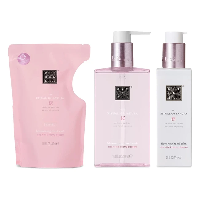 Rituals The Ritual of Sakura - Confezione Regalo Cura Mani ai Fiori di Ciliegio e Latte di Riso