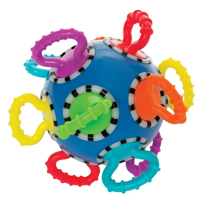 Manhattan Toy Click Clack Ball - Developmental Baby Toy - White