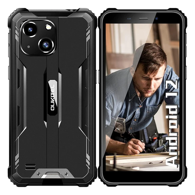 Oukitel WP20 Rugged Smartphone - 593 HD Display, 6300mAh Battery, 4GB+32GB, 20MP Camera, Android 12