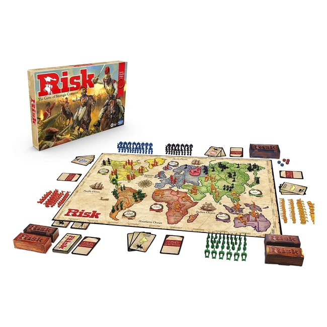 Hasbro Gaming Risk Game with Dragon - Alexa Strategy Board Game