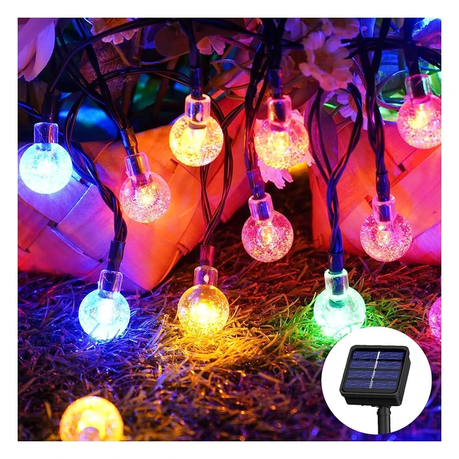 Guirlande Lumineuse Extérieure 18m 100 LED - Étanche IP65 - 8 Modes - Décoration Jardin Terrasse