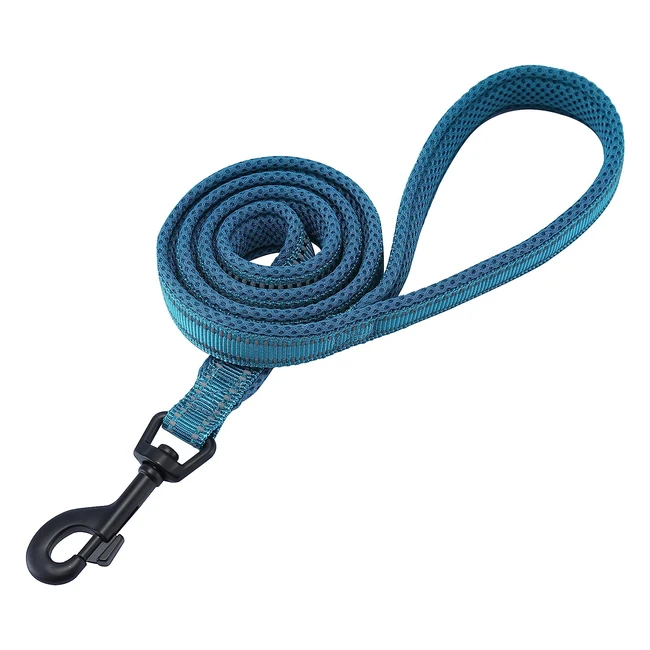 Pettom Guinzaglio Cane Riflettente Resistente - Taglia Grande - Nylon Rosa - M 110cm