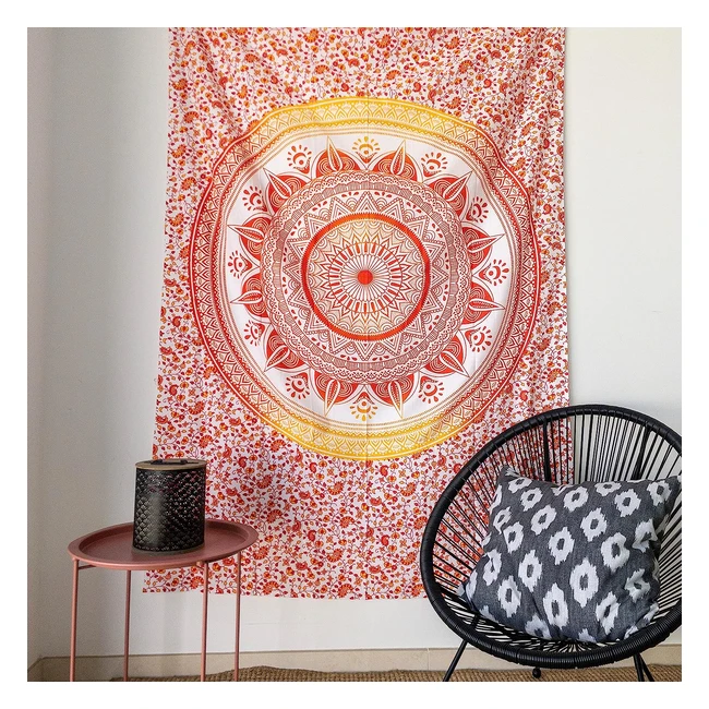 Tapiz Mandala Sol Aesthetic Grande Multiuso - Momomus REF1234