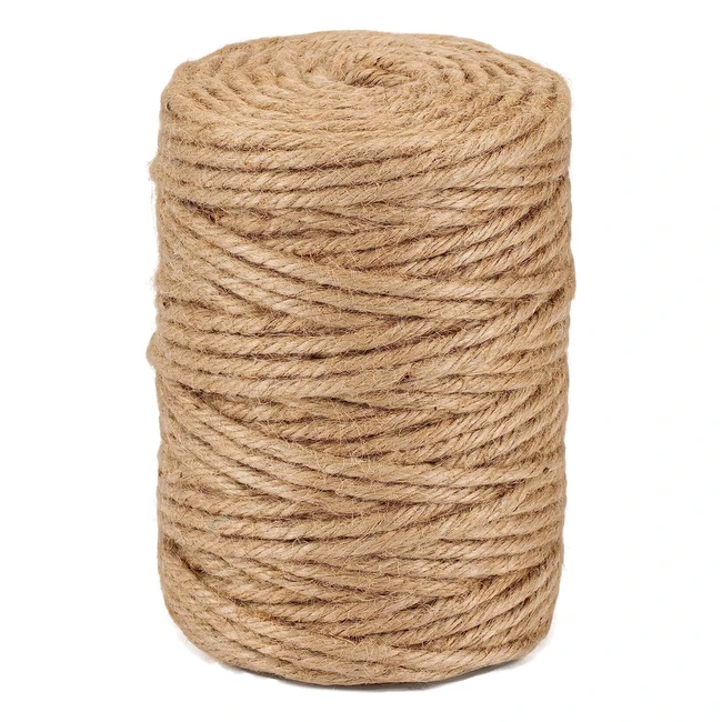 Natural Jute Twine 5mm - La Cordeline, Reference #12345 - Strong and Biodegradable