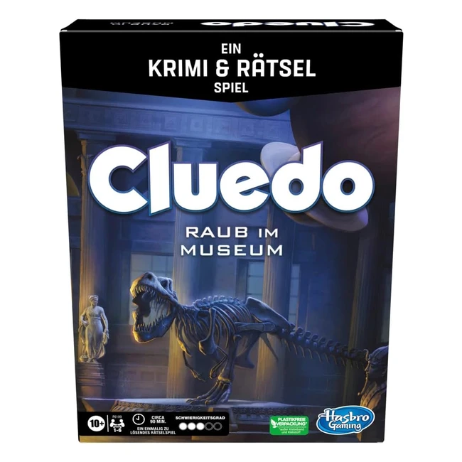 Cluedo Brettspiel - Raub im Museum - Krimi und Rätselspiel - Escape Room Spiel