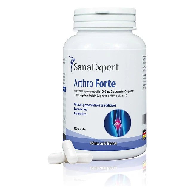 Integratore SanaExpert Arthro Forte per Articolazioni Cartilagine e Ossa - 120 