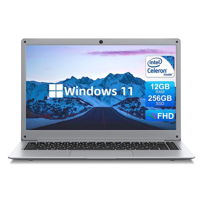 Jumper Laptop 12GB RAM 256GB SSD 14'' Ultrabook Intel Celeron Processor