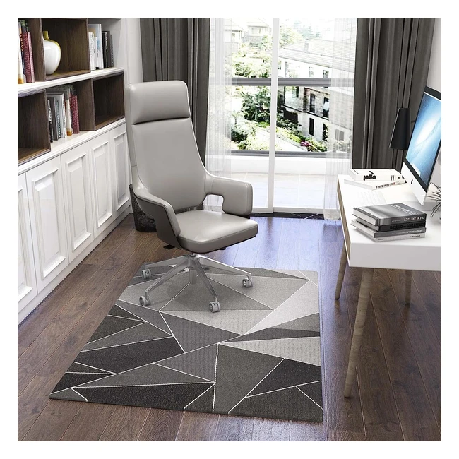 Luxury Chair Mat for Carpeted Floor - Office Chair Mat Hardwood Floors - 136x100