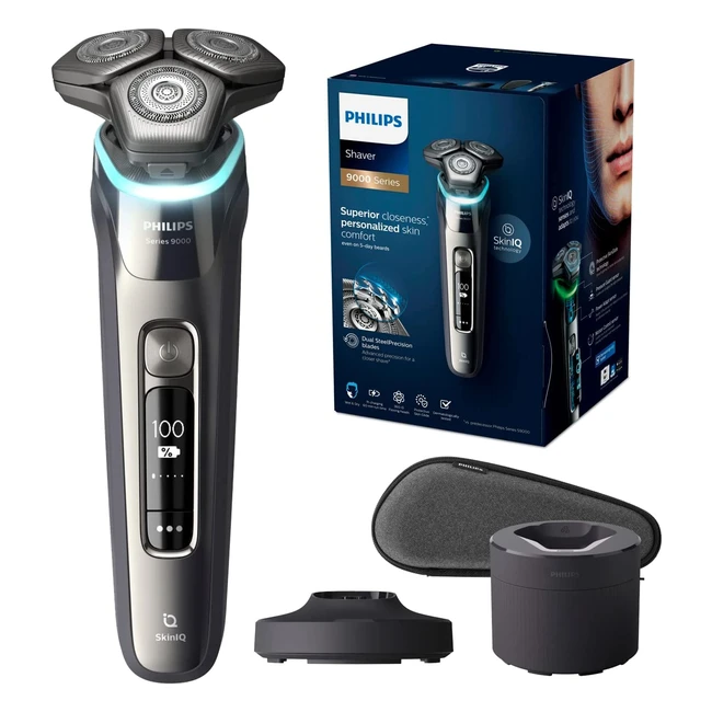 Philips Shaver Series 9000 - Wet & Dry Electric Shaver | SkinIQ Technology