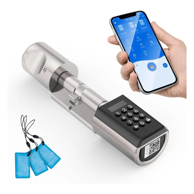 Cerradura Digital Welock - Cilindro Electrónico RFID con Wifi - Fácil Instalación