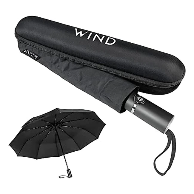 Ombrello pieghevole antivento Wline Wind apertura automatica diametro 104cm