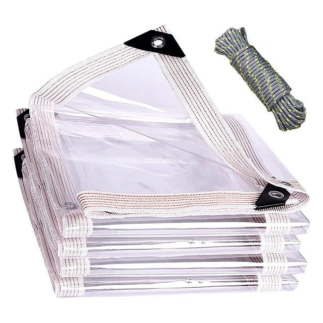 Lona Transparente PVC BCBig - Resistente y Duradera - 2x1m