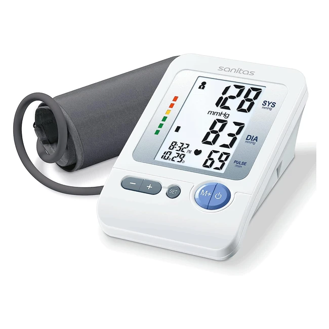Sanitas SBM 21 Oberarm-Blutdruckmessgert vollautomatische Blutdruck- und Pulsm