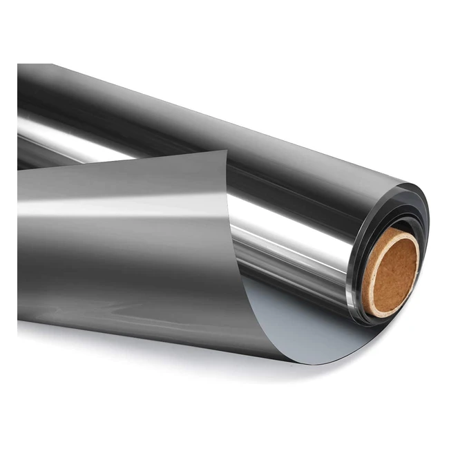 Film Miroir Fenêtre Sans Tain Anti-Regard 90x400 - Protection Solaire Anti-UV