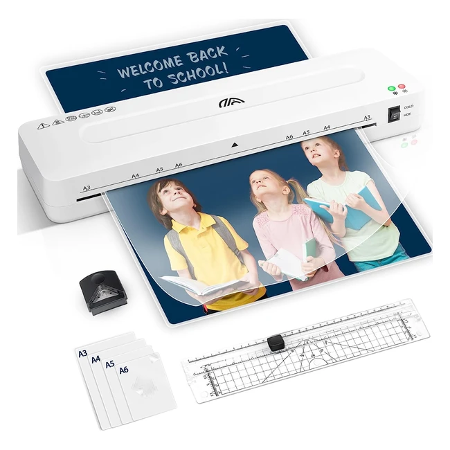 Plastifieuse A3 Thermique et Froid 6 en 1 - Rapide et Efficace