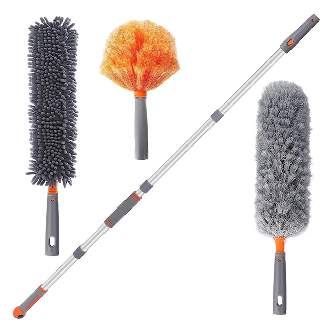 Baban Spolverino Telescopico 3 in 1 - Alta Qualit Leggero - 180cm