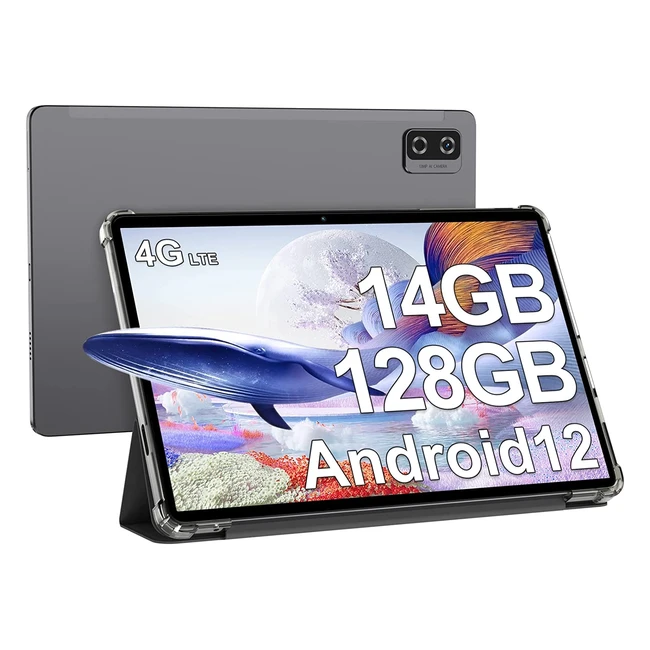 Blackview Gaming Tablet 10 Zoll Tab12Pro Android 12 2023 14GB128GB 1TB TF Octa-Core 4G LTE 5G WiFi Tablet PC 1920x1200 FHD IPS