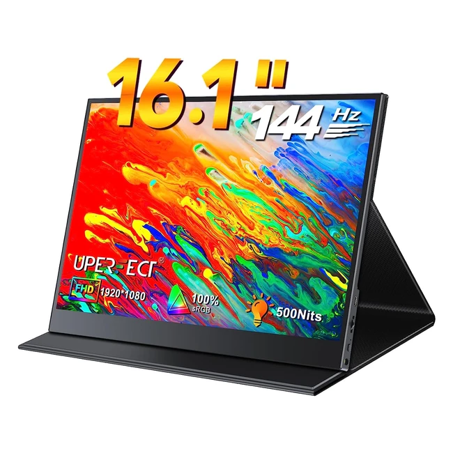 Uperfect 144Hz Portable Monitor 16.1 Zoll 1080 FHD Gaming Monitor