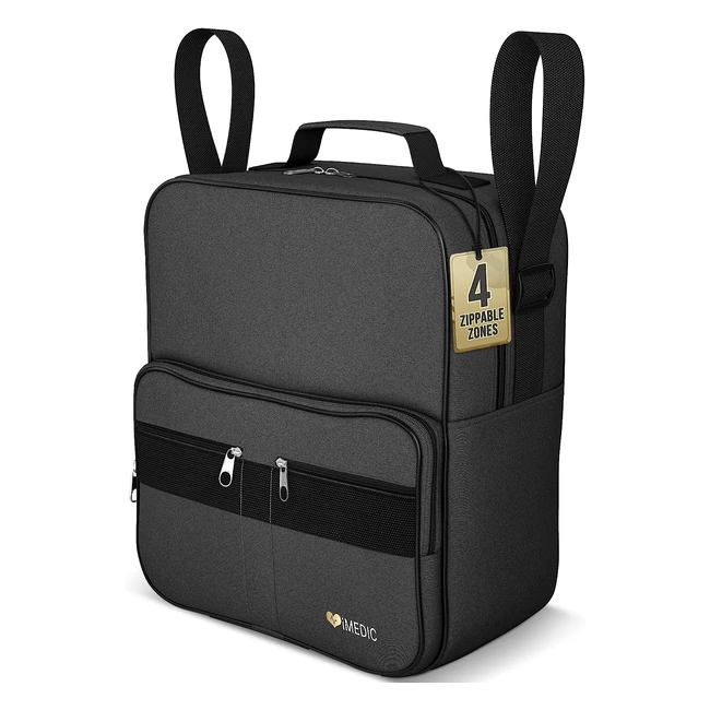 Medipaq Deluxe Rollstuhltasche mit Griffen und praktischer Aufbewahrung