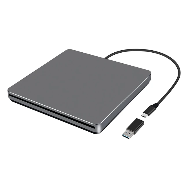 Lecteur DVD externe Nolyth USB 30USB C - Graveur CDDVD portable pour PC Windo
