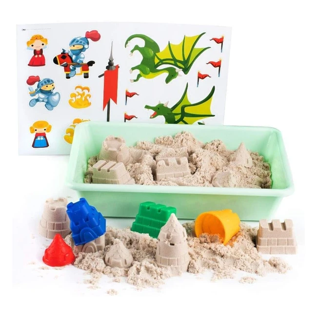 Genio Kids Smart Sand - Set Gioco Sabbia Cinetica Bambini - Formine Castello - R