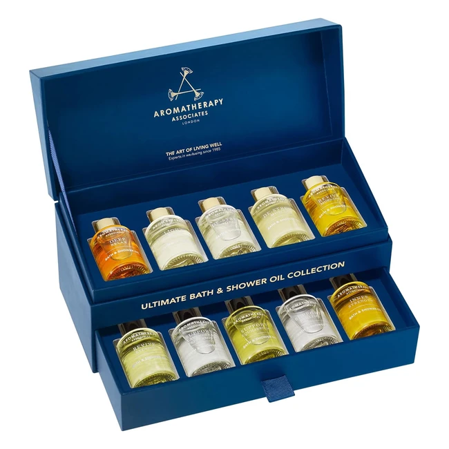 Aromatherapy Associates Ultimate Wellbeing Bath  Shower Oils Collection - 10x9m