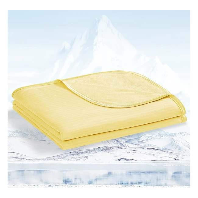 Avoalre Cooling Blanket - Bamboo Blankets - Arcchill Cool Fiber - Qmax034 - Summer Blanket - King Size