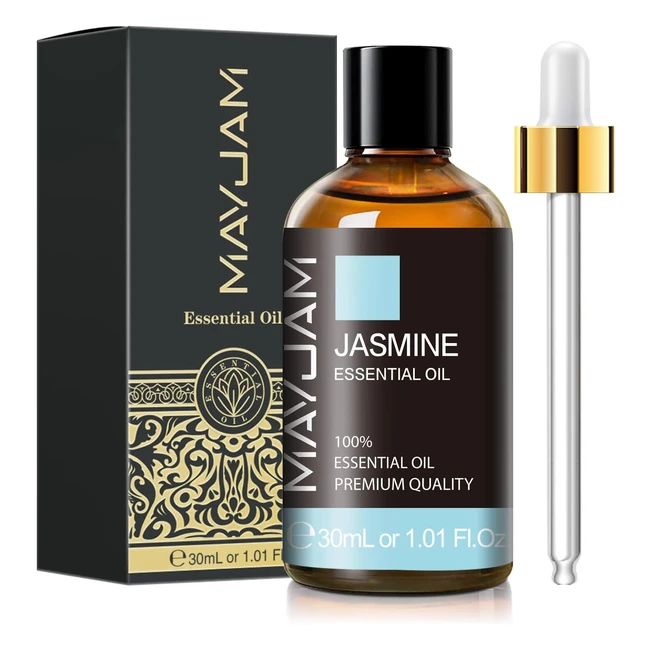 Mayjam 100% Pure Jasmine Essential Oils - Therapeutic Grade - 30ml Bottle