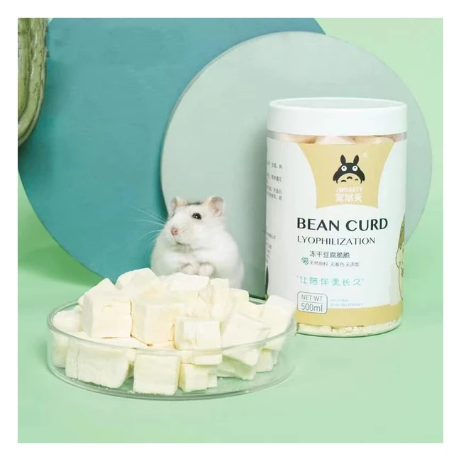 Comida para hámsteres tofu liofilizado | Nutritiva y de alta calidad