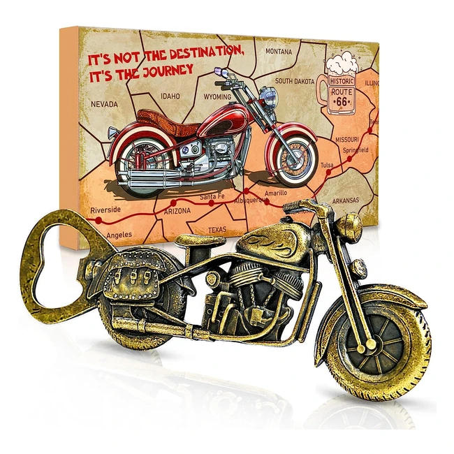 Regalos originales para hombre - Calendario de Adviento de cerveza - Abridor de botellas de moto