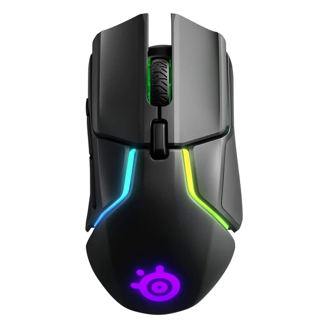 SteelSeries Rival 650 Quantum Wireless Gaming Mouse - Dual Optical Sensor - Ref. 12345 - Adjustable Liftoff Distance - Tuneable Weight System