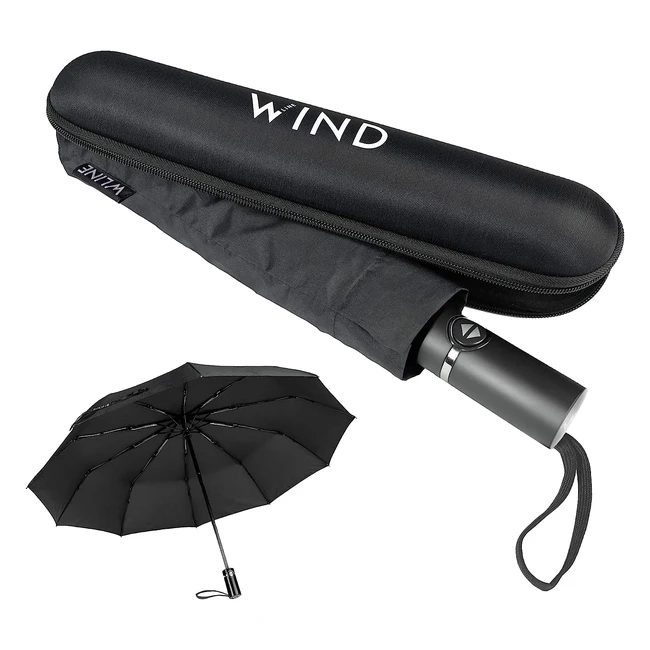 Ombrello pieghevole antivento Wline Wind apertura automatica diametro 104cm n