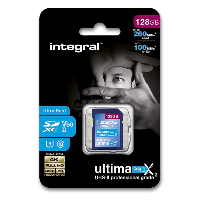 Scheda di memoria Integral Memory SD XC 128GB UltimaPro X2 Ultra High Speed