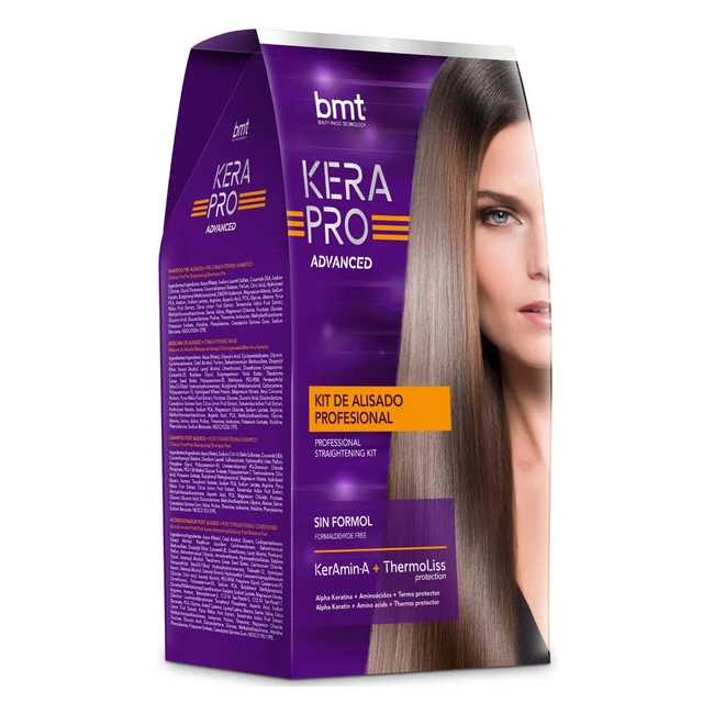 Kerapro Kativa Set di Lisciatura Professionale BMT 200ml - Lisciare i Capelli in Modo Professionale