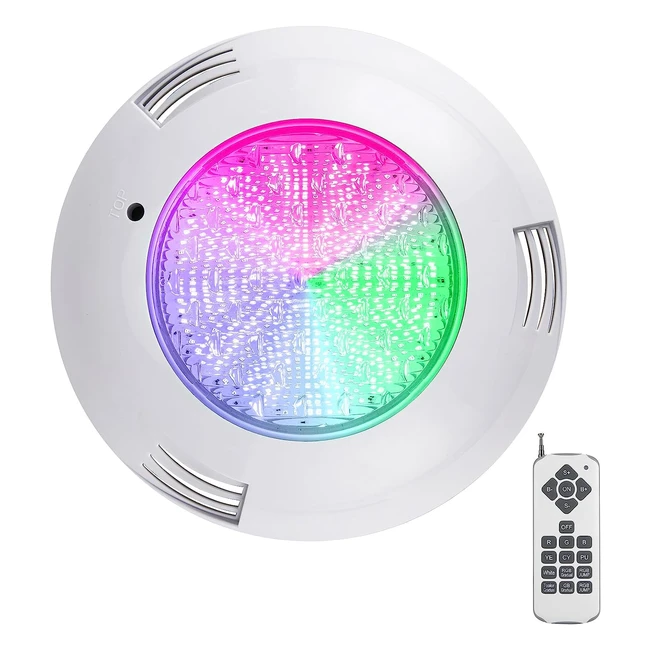 Focos LED Piscina 38W RGBW Kingwei | Control Remoto | IP68