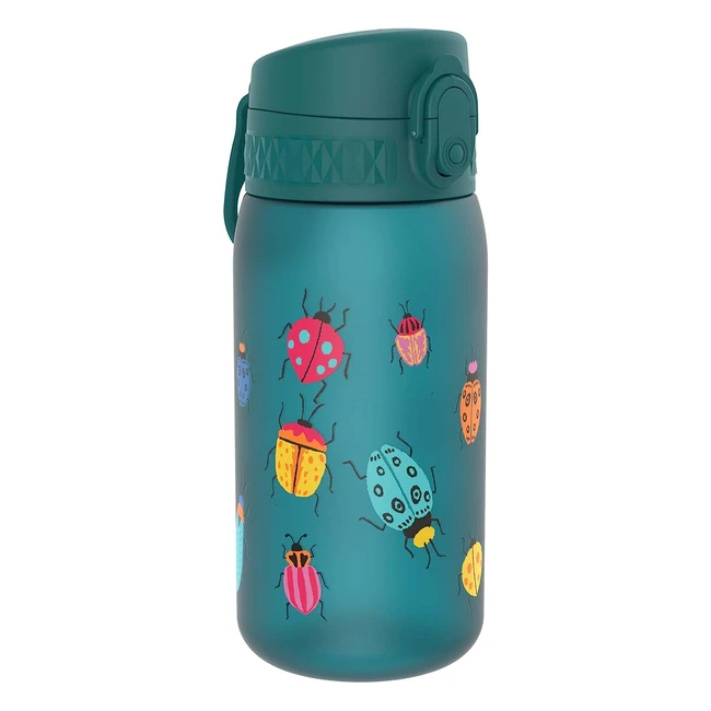 Botella de agua ion8 plástico, salve el planeta, 350ml