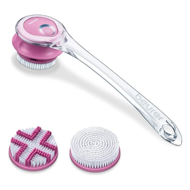 Beurer FC Elektrische Krperbrste mit abnehmbarem Griff und 2 Aufstzen - R